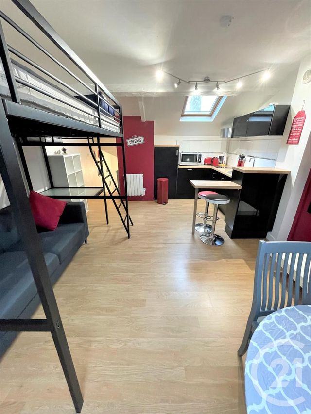 Appartement F1 à louer - 1 pièce - 24.0 m2 - ORLEANS - 45 - CENTRE - Century 21 Premium